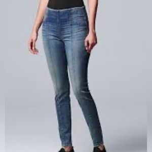 Simply Vera Vera Wang Pull Over Skinny Denim Jeans